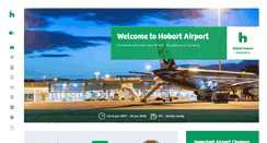 Desktop Screenshot of hobartairport.com.au